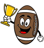 Football Clipart #9123 - Illustration by Toons4Biz